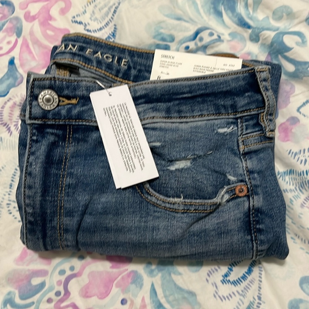 American Eagle Super Hi-Rise Flare Jeans